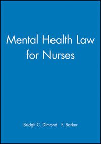 Cover image for Mental Health Law for Nurses