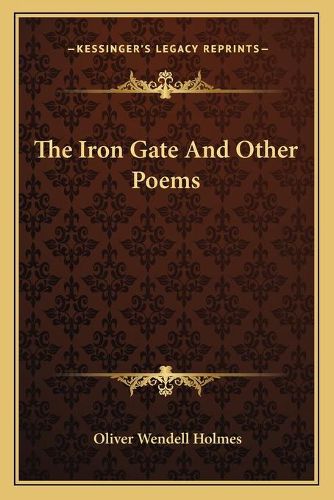 Cover image for The Iron Gate and Other Poems