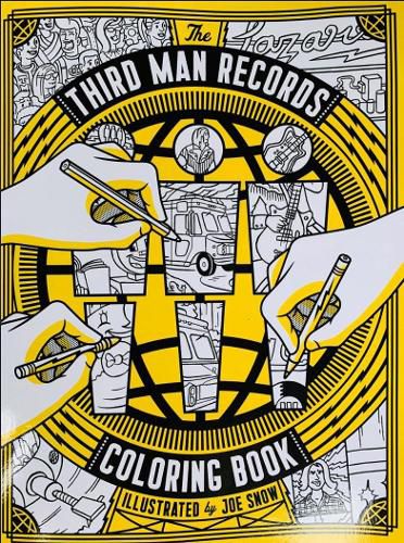 Cover image for Third Man Records Coloring Book