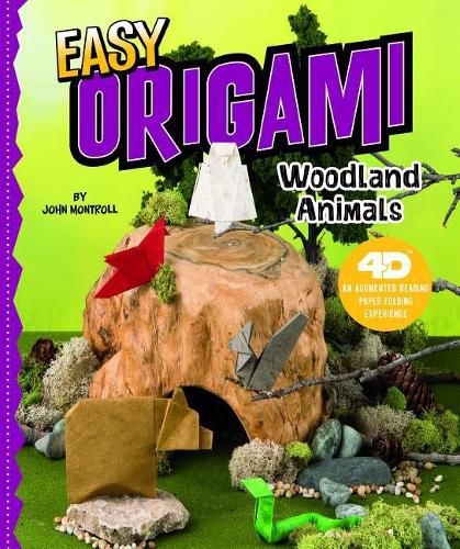 Cover image for Easy Origami Woodland Animals: 4D An Augmented Reading Paper Folding Experience