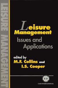 Cover image for Leisure Management: Issues and Applications