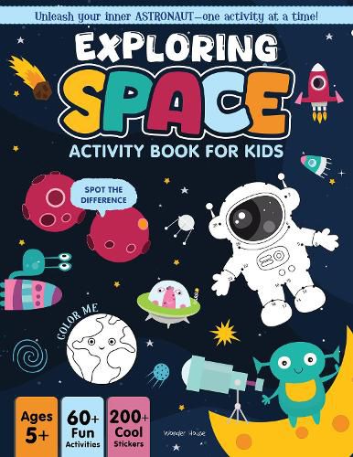 Cover image for Exploring Space Activity Book For Kids