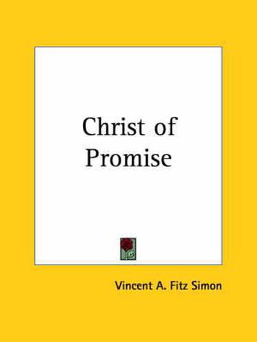 Cover image for Christ of Promise (1909)