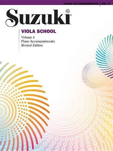 Cover image for Suzuki Viola School Piano Acc., Volume 4