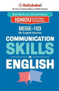 Cover image for BEGE-103 Communication Skills in English