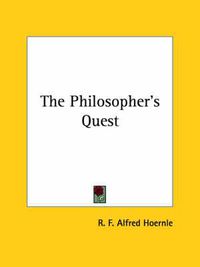 Cover image for The Philosopher's Quest