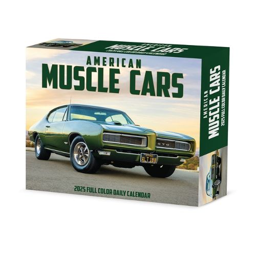 Cover image for American Muscle Cars 2026 5.4 X 6.2 Box Calendar