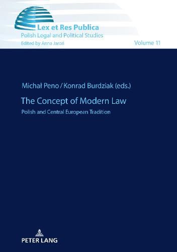 Cover image for The Concept of Modern Law: Polish and Central European Tradition