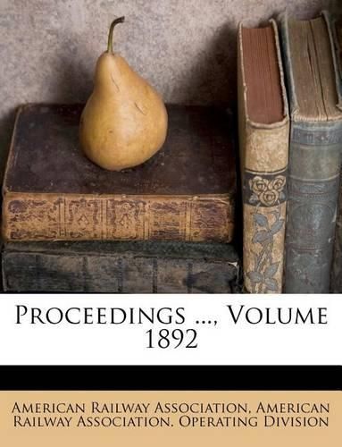 Cover image for Proceedings ..., Volume 1892