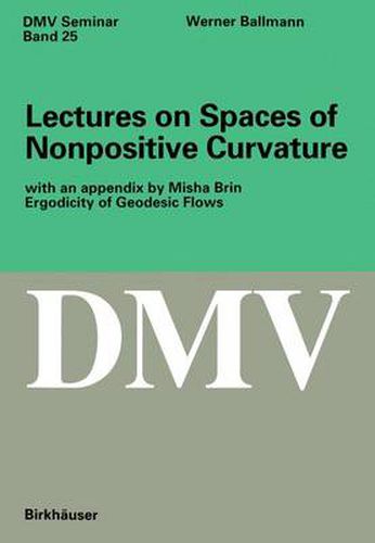 Cover image for Lectures on Spaces of Nonpositive Curvature