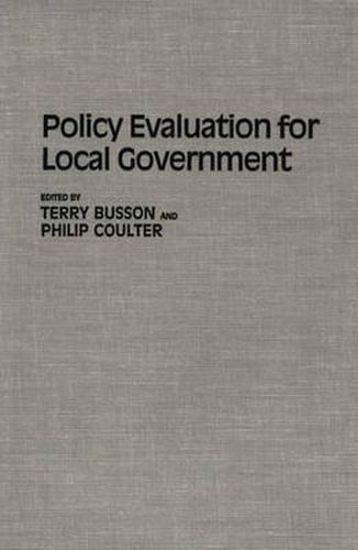 Policy Evaluation for Local Government