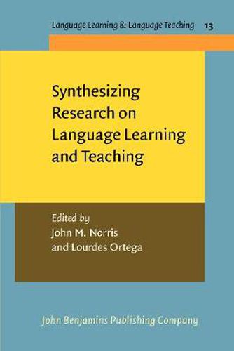 Cover image for Synthesizing Research on Language Learning and Teaching