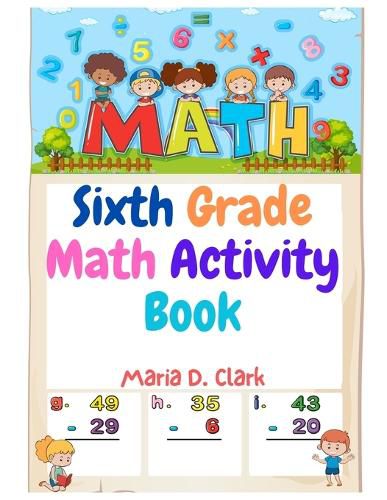 Cover image for Sixth Grade Math Activity Book