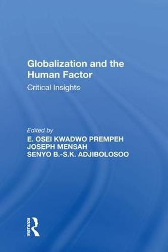 Cover image for Globalization and the Human Factor: Critical Insights