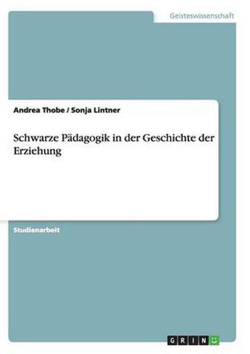 Cover image for Schwarze Padagogik in der Geschichte der Erziehung