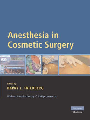 Cover image for Anesthesia in Cosmetic Surgery
