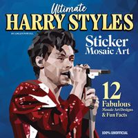 Cover image for Ultimate Harry Styles Sticker Mosaic Art Book