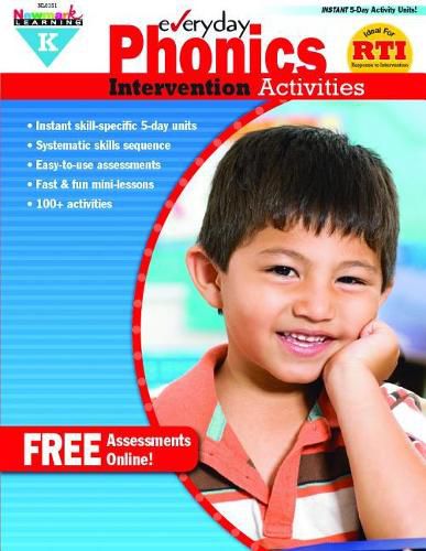 Cover image for Everyday Phonics Intervention Activities Grade K Book Teacher Resource