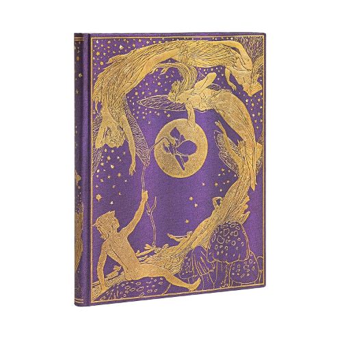 Cover image for Violet Fairy Ultra Lined Hardcover Journal (Elastic Band Closure)