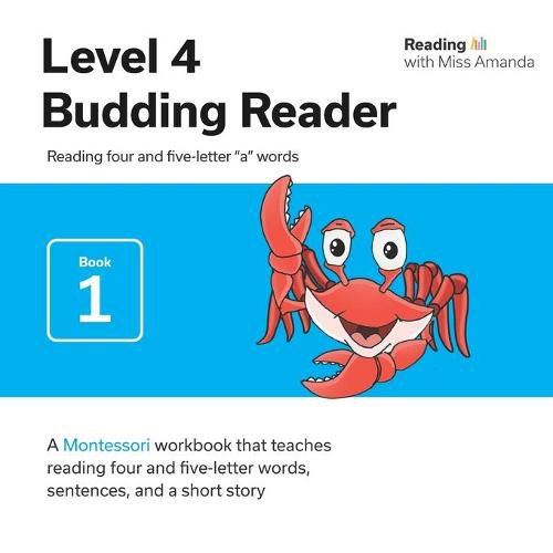 Cover image for Reading with Miss Amanda Level 4: Budding Reader: Reading four and five-letter a words