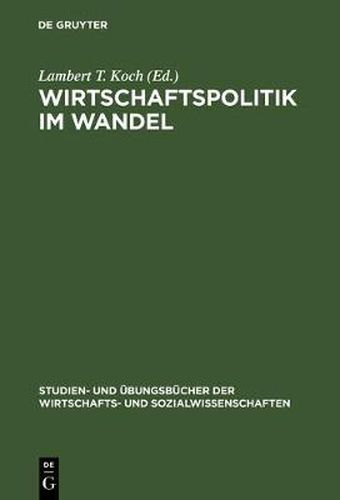 Cover image for Wirtschaftspolitik im Wandel