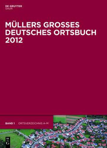 Cover image for Mullers Grosses Deutsches Ortsbuch 2012