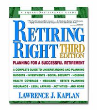 Cover image for Retiring Right: Planning for a Successful Retirement