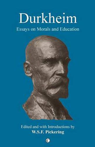 Cover image for Durkheim: Essays on Morals and Education