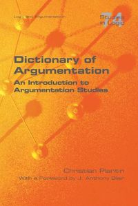 Cover image for Dictionary of Argumentation: A Introduction to Argumentation Studies