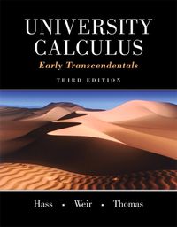 Cover image for University Calculus: Early Transcendentals