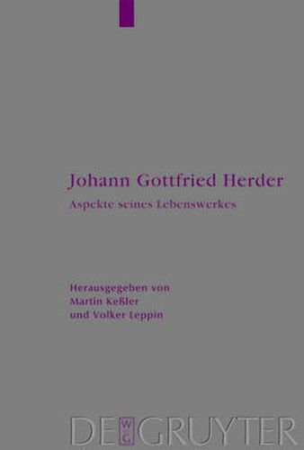 Johann Gottfried Herder: Aspekte seines Lebenswerks