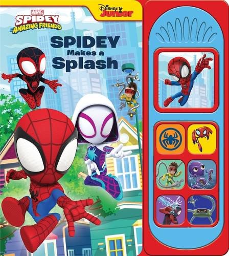 Cover image for Disney Junior Marvel Spidey Makes A Splash Sound Book