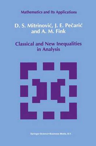 Cover image for Classical and New Inequalities in Analysis