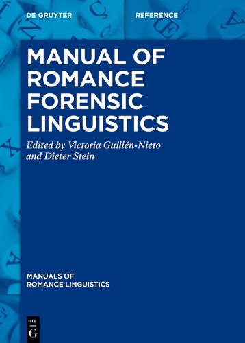 Cover image for Manual of Romance Forensic Linguistics