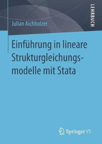 Cover image for Einfuhrung in Lineare Strukturgleichungsmodelle Mit Stata