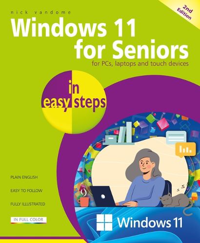 Cover image for Windows 11 for Seniors in easy steps