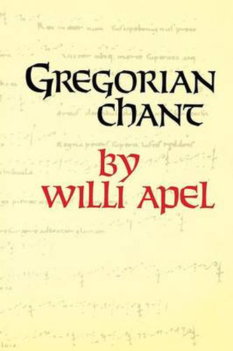 Cover image for Gregorian Chant