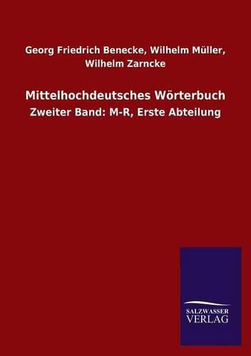 Cover image for Mittelhochdeutsches Woerterbuch