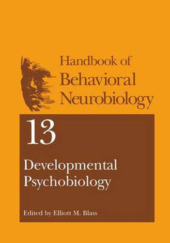 Cover image for Developmental Psychobiology