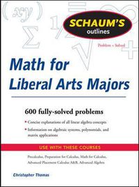 Cover image for Schaum's Outline of Mathematics for Liberal Arts Majors