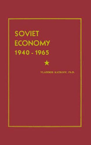 Cover image for Soviet Economy 1940-1965