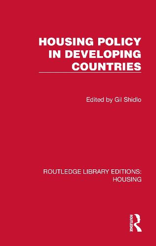 Cover image for Housing Policy in Developing Countries