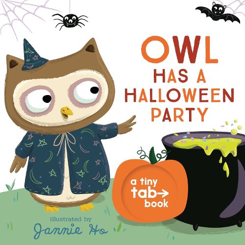 Cover image for Owl Has a Halloween Party: A Tiny Tab Book
