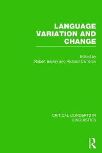 Cover image for Language Variation and Change