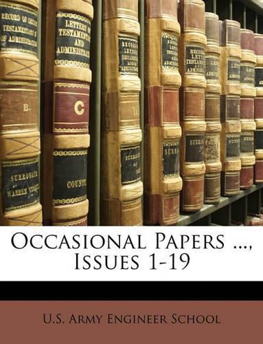 Occasional Papers ..., Issues 1-19