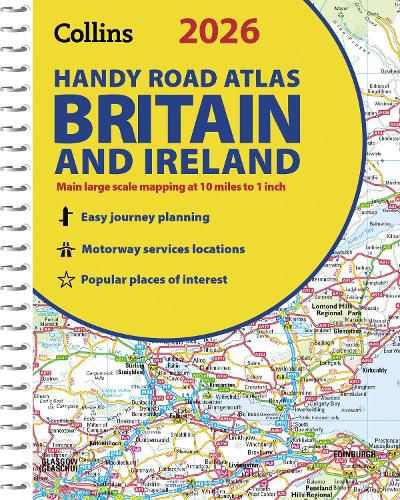 Cover image for 2026 Collins Handy Road Atlas Britain and Ireland