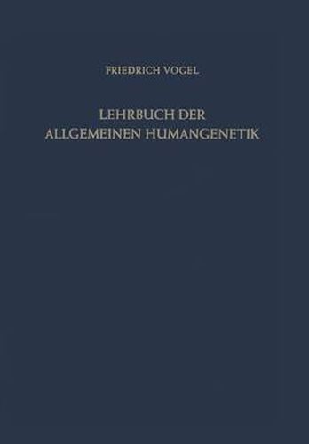 Cover image for Lehrbuch der Allgemeinen Humangenetik