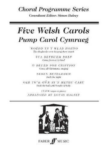 Cover image for Five Welsh Carols SATB Accompanied