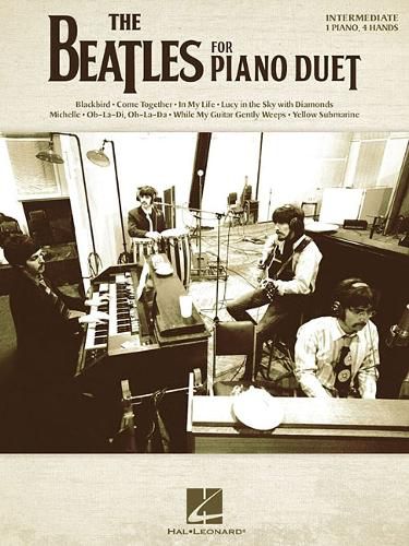 Cover image for The Beatles for Piano Duet: Intermediate Level - 1 Piano, 4 Hands