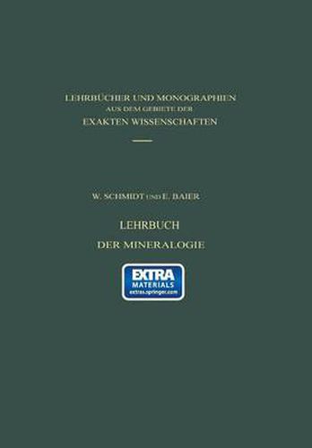 Cover image for Lehrbuch der Mineralogie